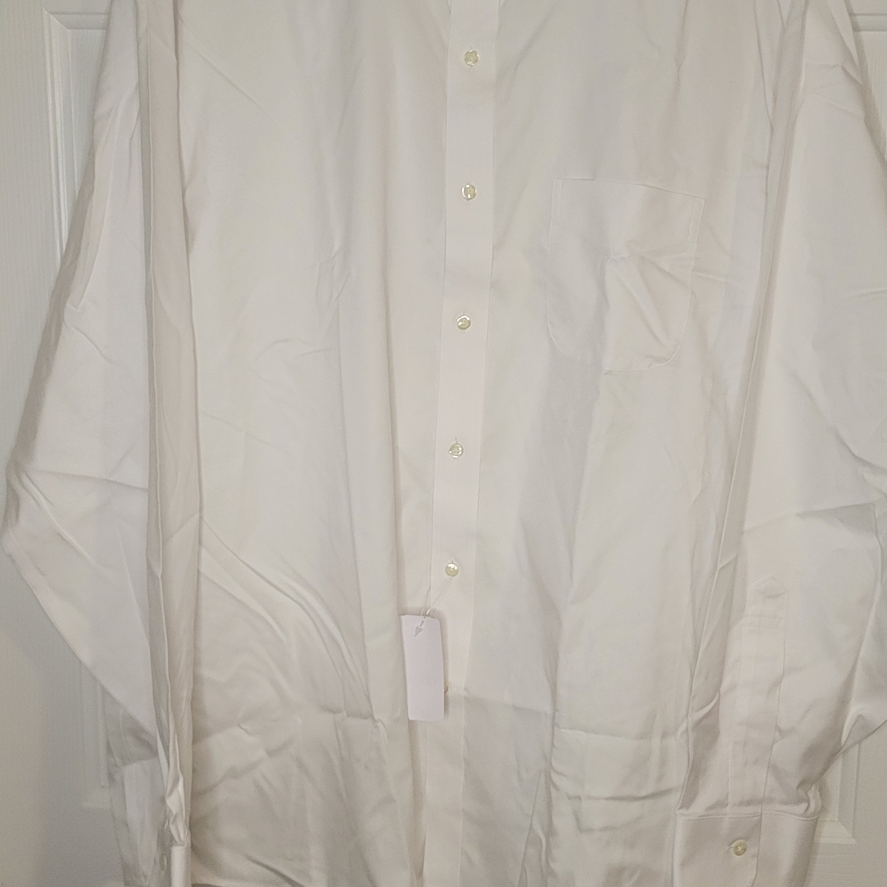 4 New With Tags BROOKS BROTHERS White Men's Shirt, NON IRON 18-35